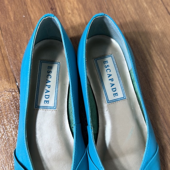 Escapade women’s Leather flat shoes size 5.5 - Picture 3 of 12